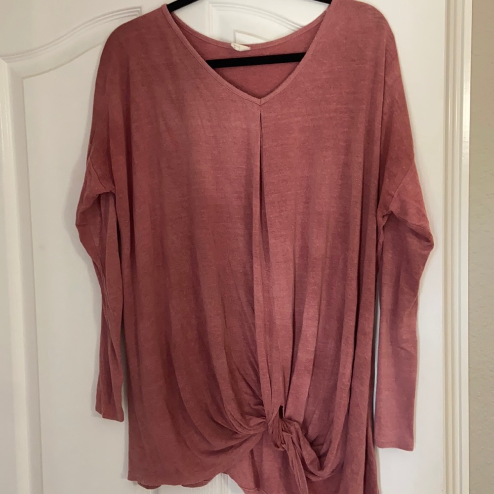 Pink Blush Maternity long sleeve top